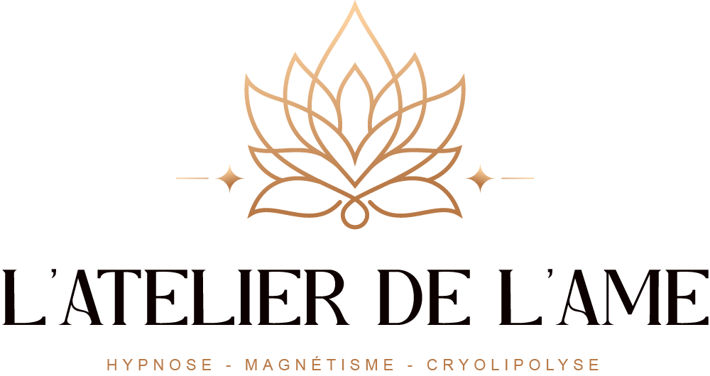 logo - hypnose magnétisme cryolipolyse - l'atelier de l'ame - voglans